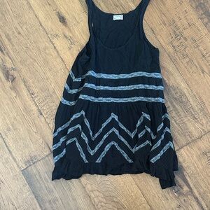 Stylish Black and Gray Women's Top